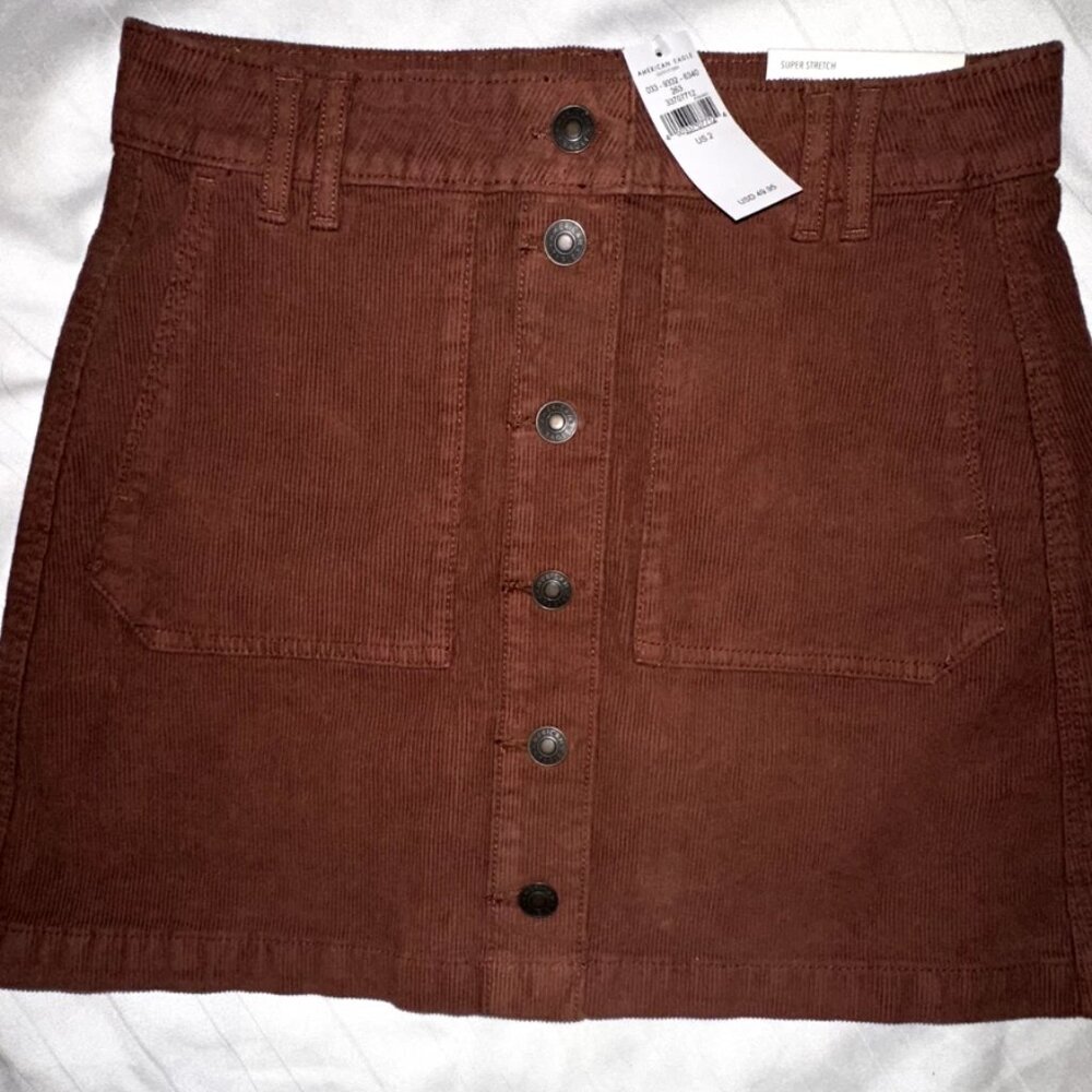 American Eagle Brown Skirt | Women’s Size 2 | New With Tags | Casual Chic